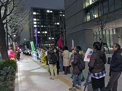 衆議院第二議員会館前 首相官邸前 『季刊ピープルズ・プラン